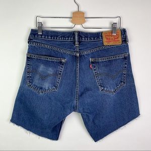 Vintage Levi's Jean Shorts High Waisted Denim Hi-Rise Distressed Cut Off